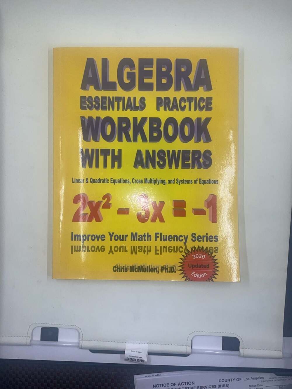 Algebra Essentials Practice Workbook with Answers Chris McMullen